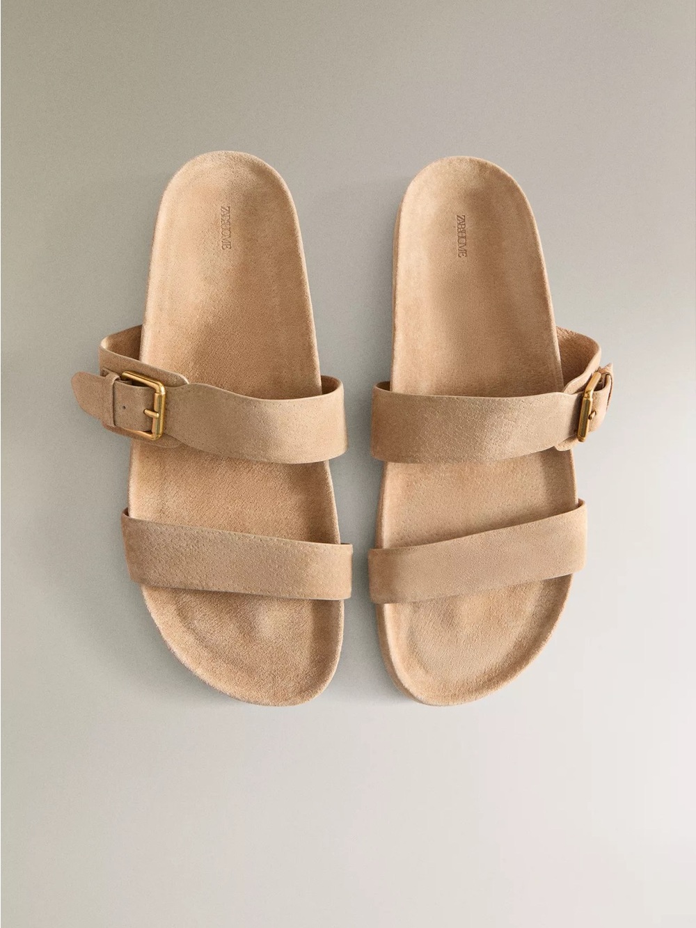 LEATHER BUCKLE SANDALS